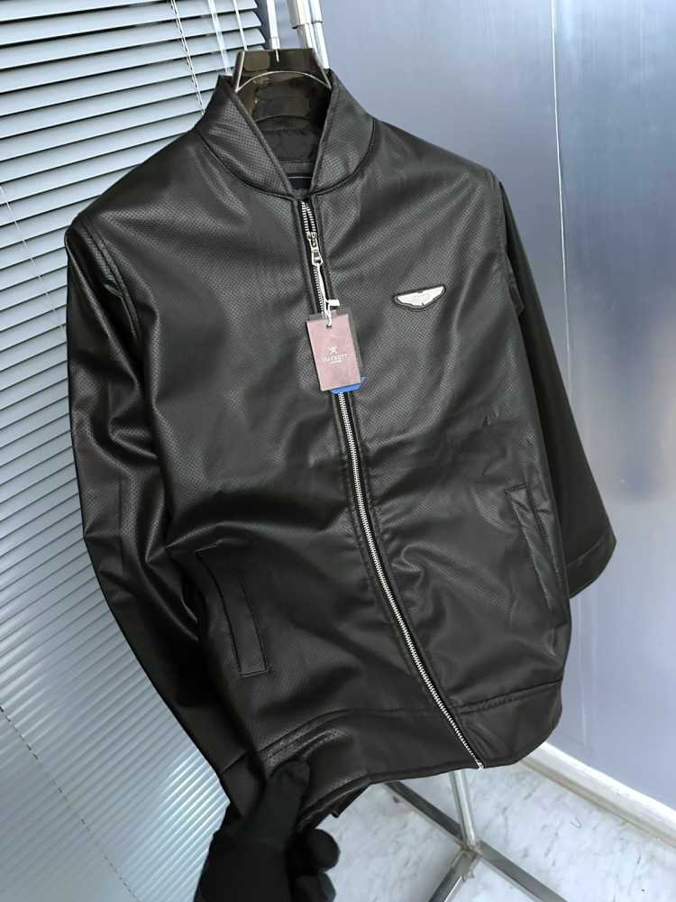 Astron Martin Embroidered logo Black Premium Quality jacket-7