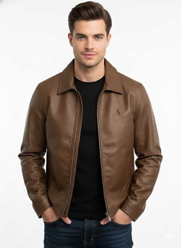 Ralph Lauren Dark Brown Premium Quality Cotton Blend Jacket-2