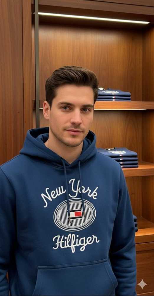 Tommy Blue Premium Quality Hoodie-1