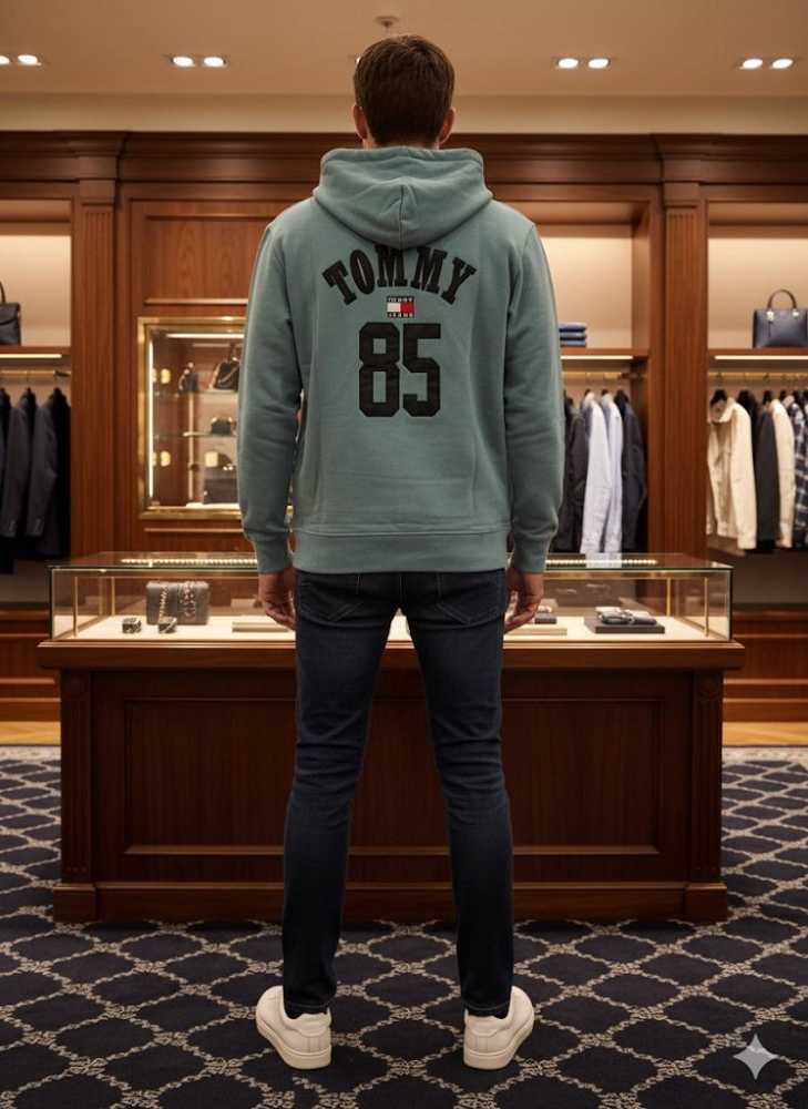 Tommy Sky Blue Premium Quality Hoodie-3