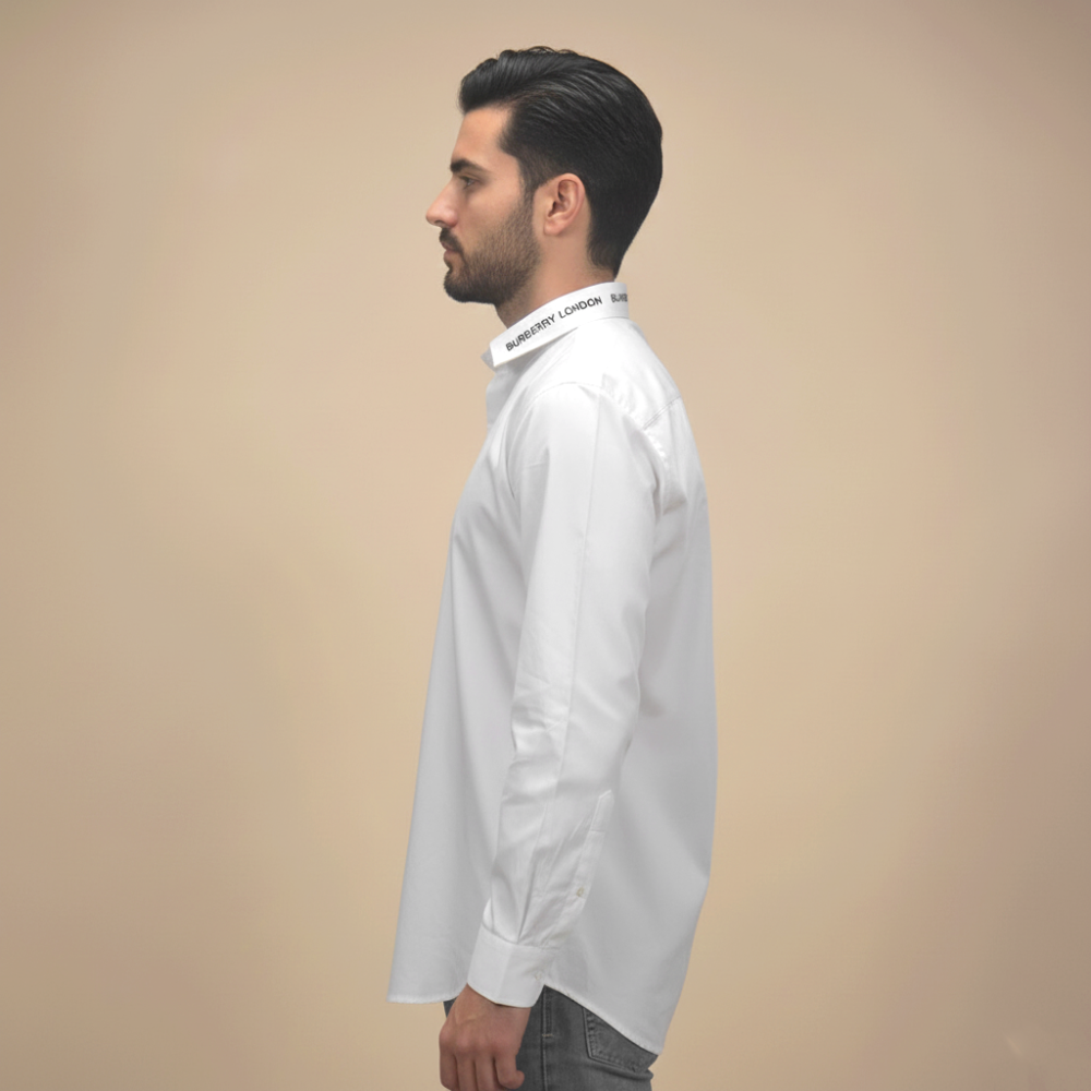 Burberry TB Tiger Embroidered White Premium Shirt-thumb-2