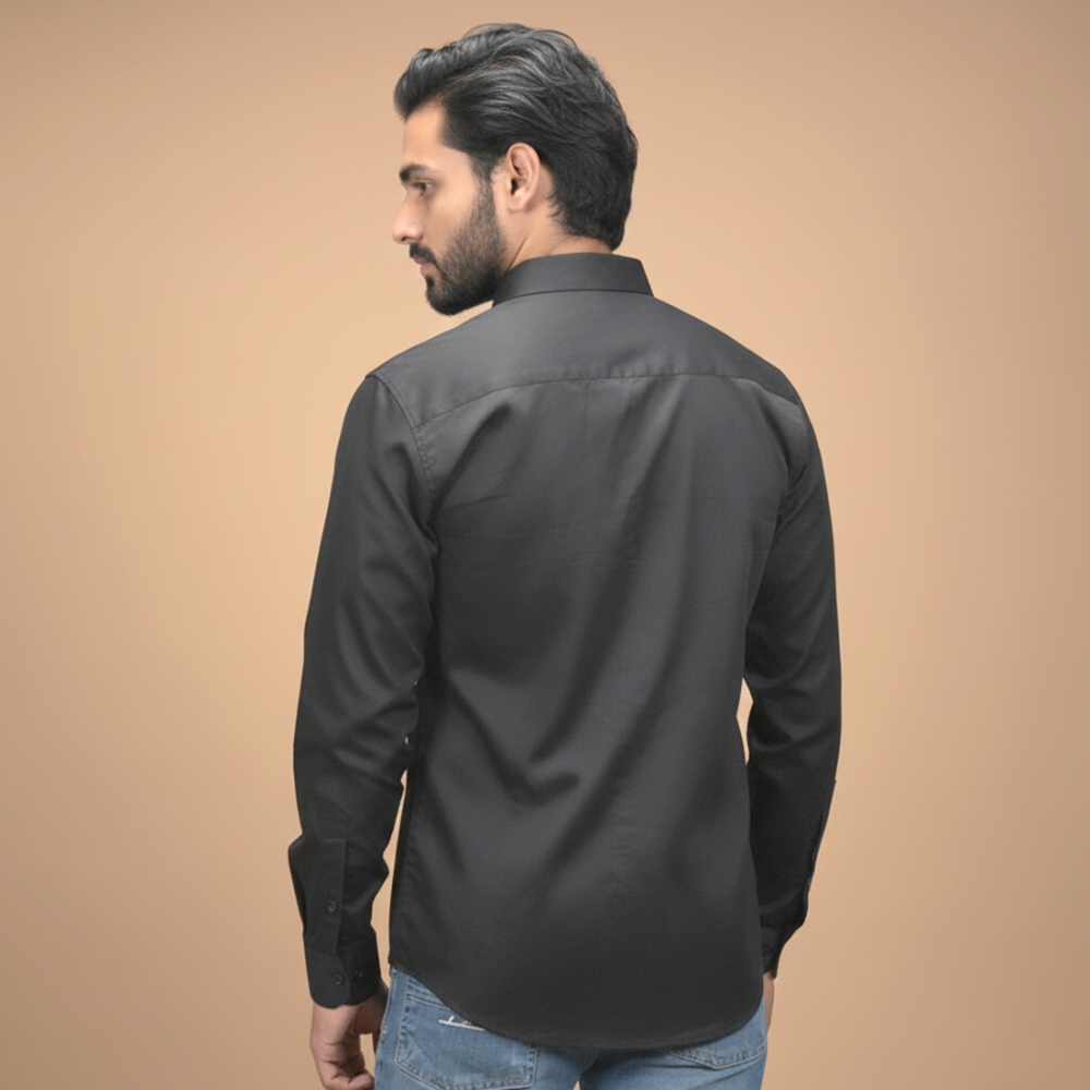 Gucci Embroidered logo Black Premium Shirt-thumb-3