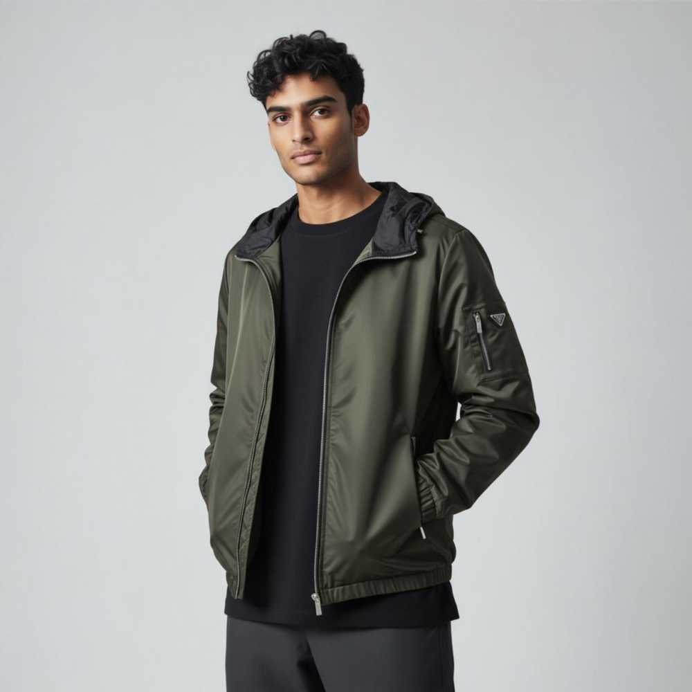 Prada Green Wind Cheater Premium Quality Jacket