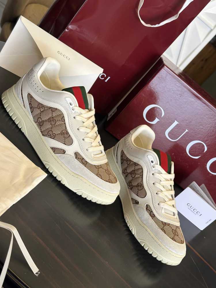 Gucci White Premium Quality Sneakers-2