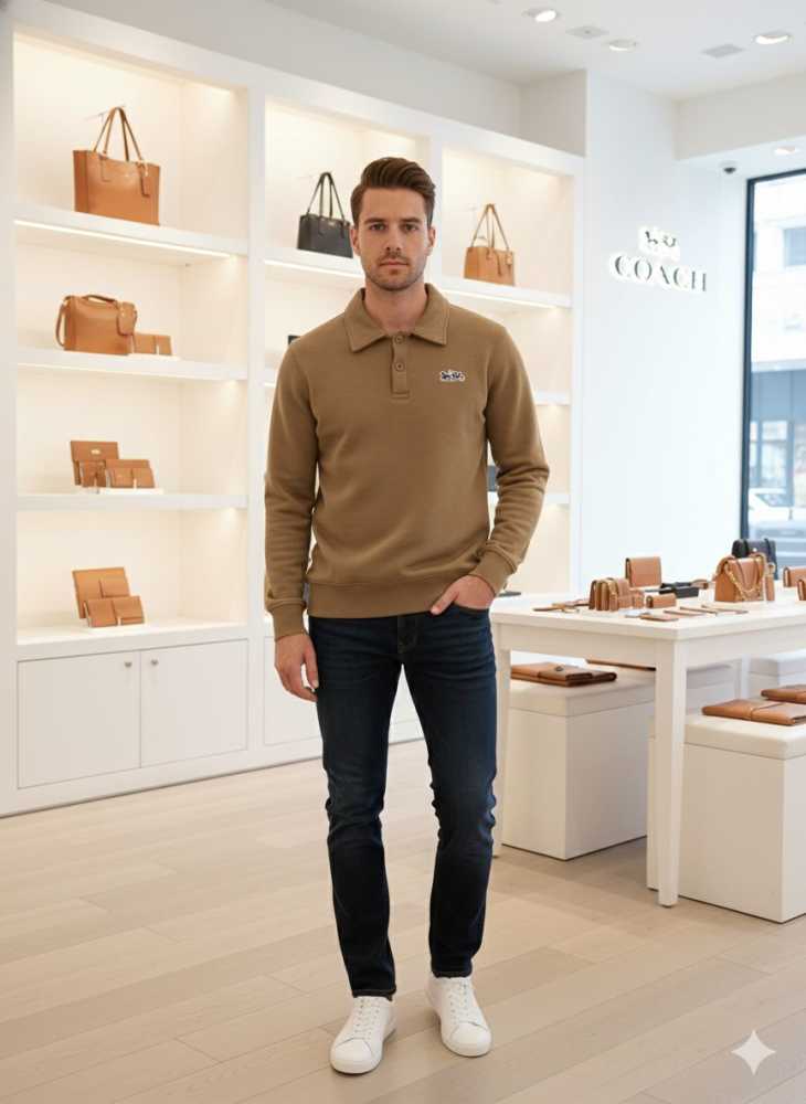 Coach Brown Premium Quality Sweatshirt-0