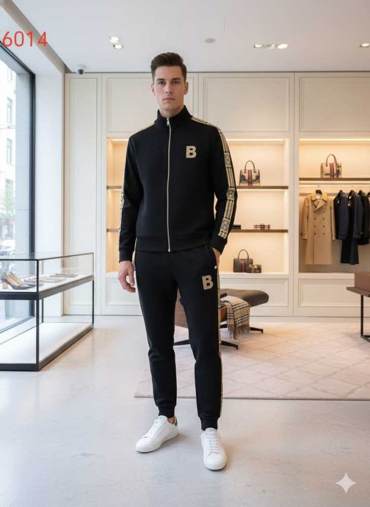 Burberry Embroidered logo Black Premium Tracksuit-0