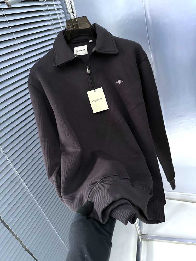 Gant Purple Premium Quality Sherpa Sweatshirt-0