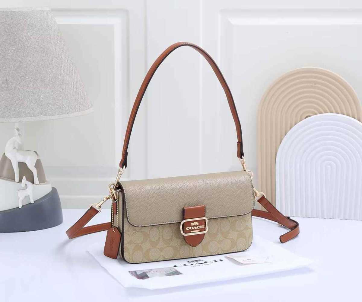 Coach Tabby Beige Morgan Shoulder Bag-0