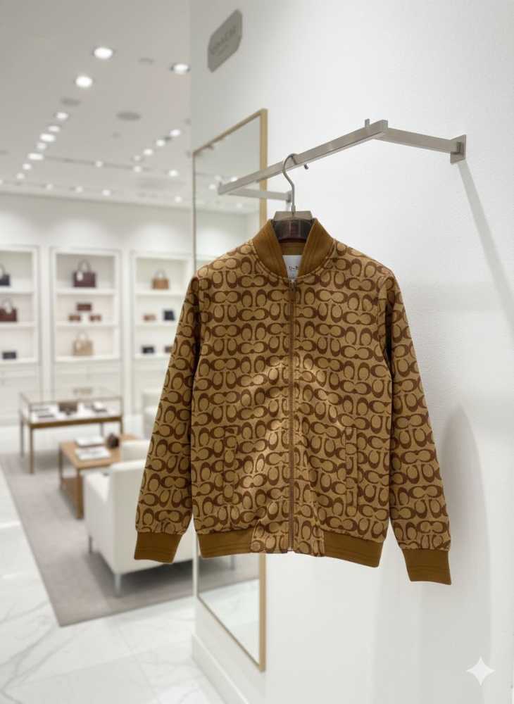 Coach Brown Premium Quality Zipper-3