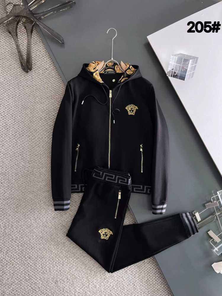 Versace Black Premium Quality high End Authentic Track Suit-6
