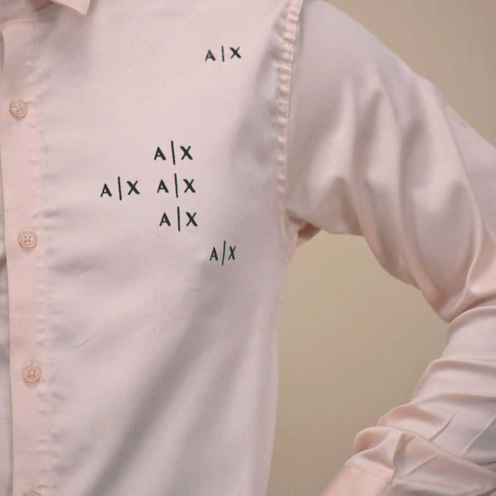 Armani Exchange Peach Premium Quality Shirt-thumb-4