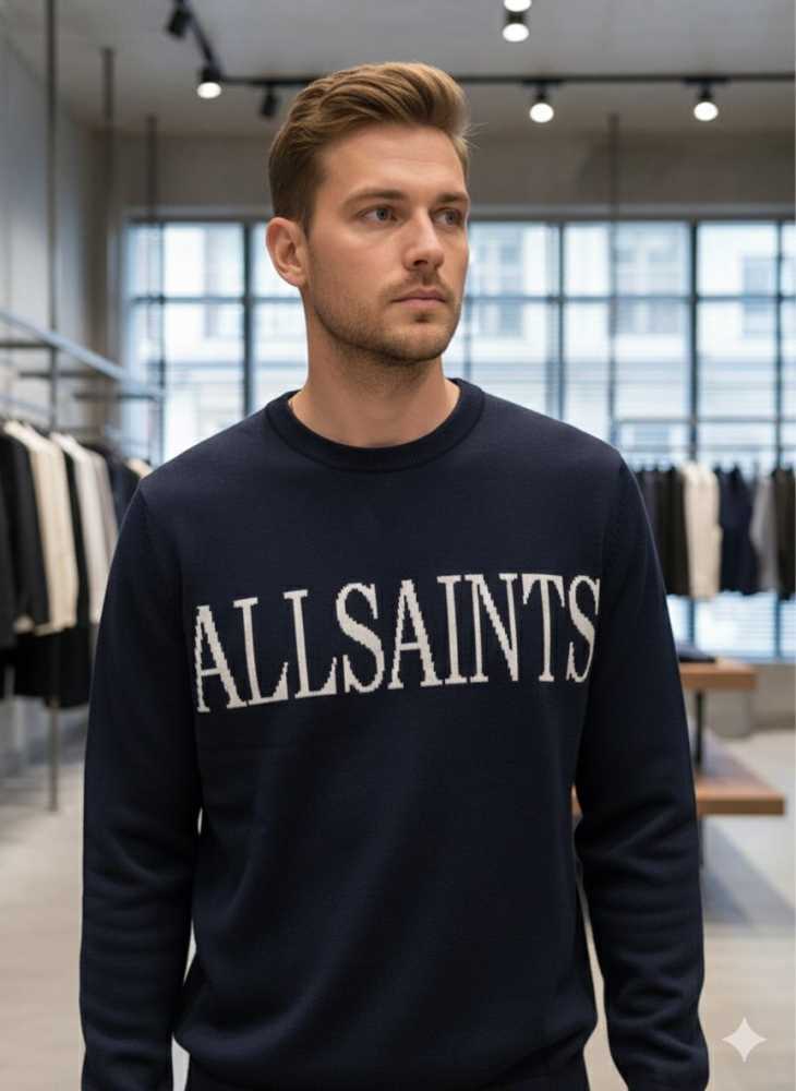 All Saint Blue Premium Quality Sweatshirt-thumb-0