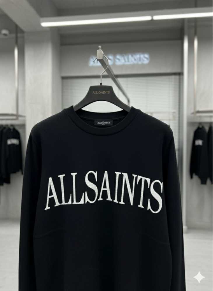 All Saint Black Premium Quality Sweatshirt-2