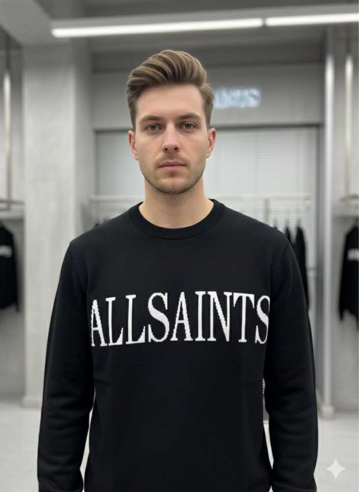 All Saint Black Premium Quality Sweatshirt-5