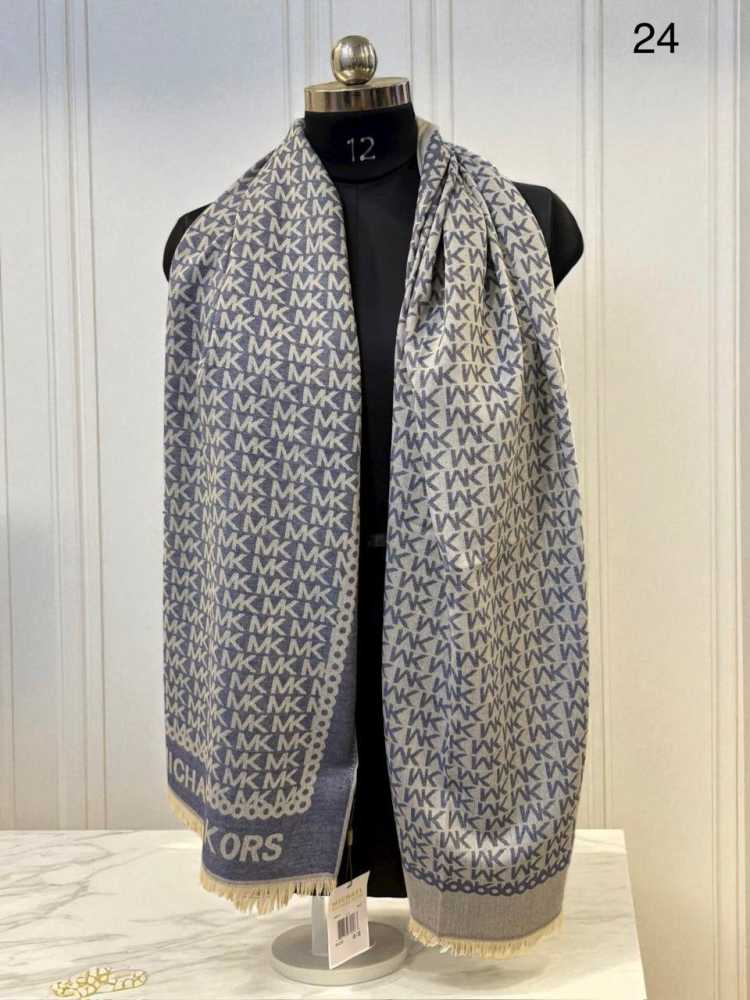 Michael Kors Purple Semi Woolen Stole-thumb-0