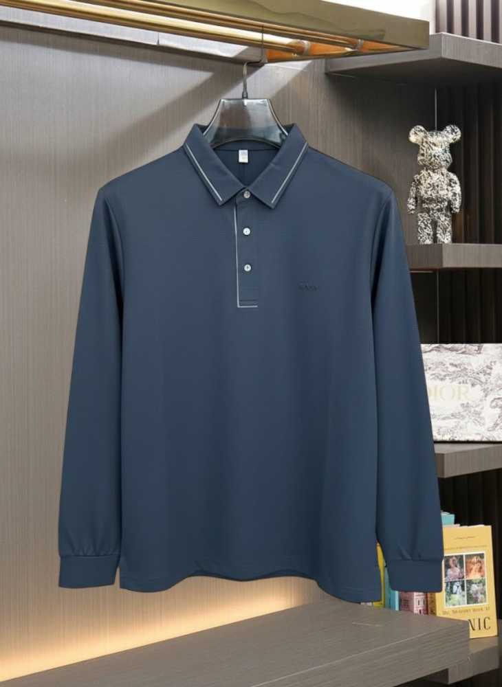 Hugo Boss Blue Full Sleeves Premium Quality Tees-0