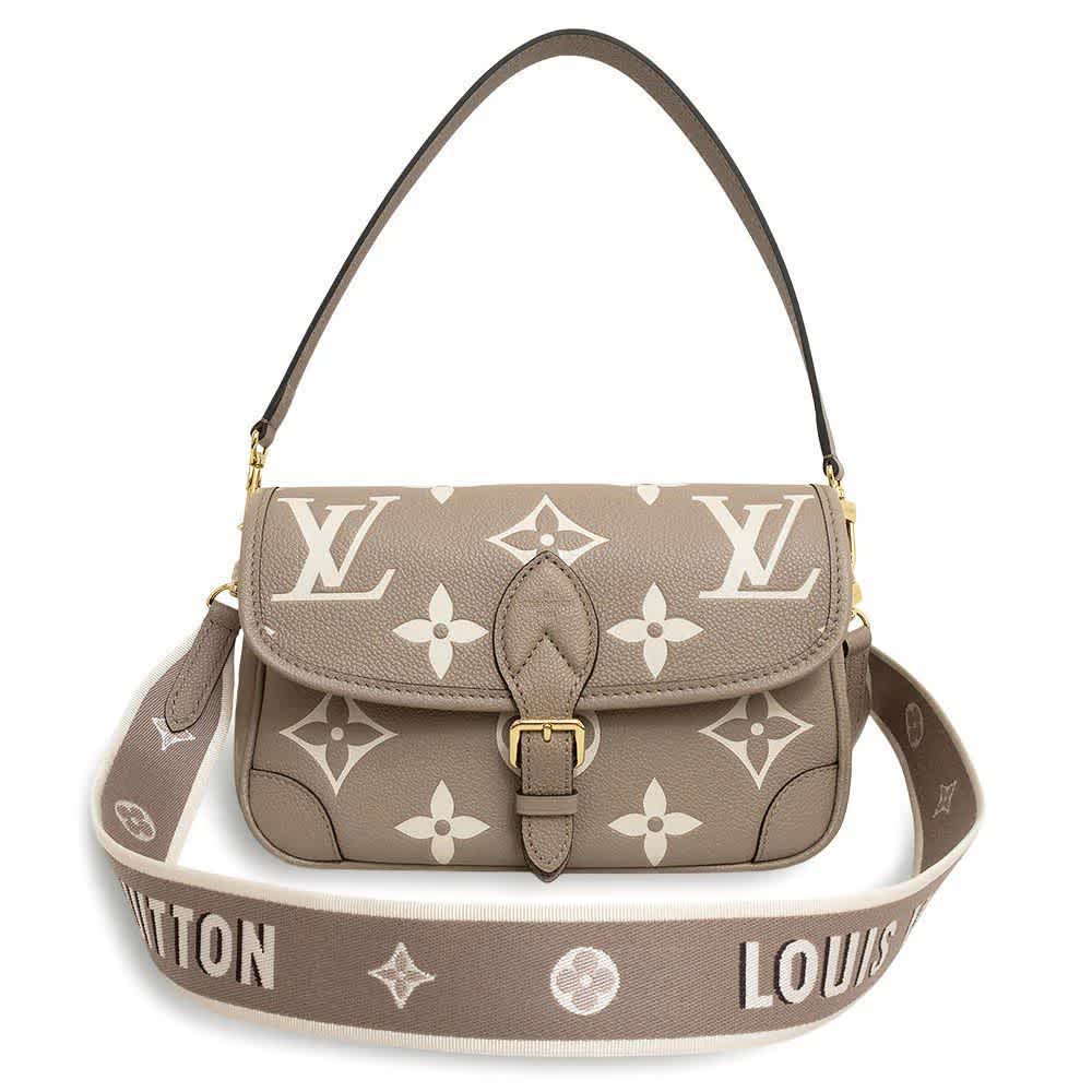 Louis Vuitton Montaigne Cream Leather Bag-thumb-0