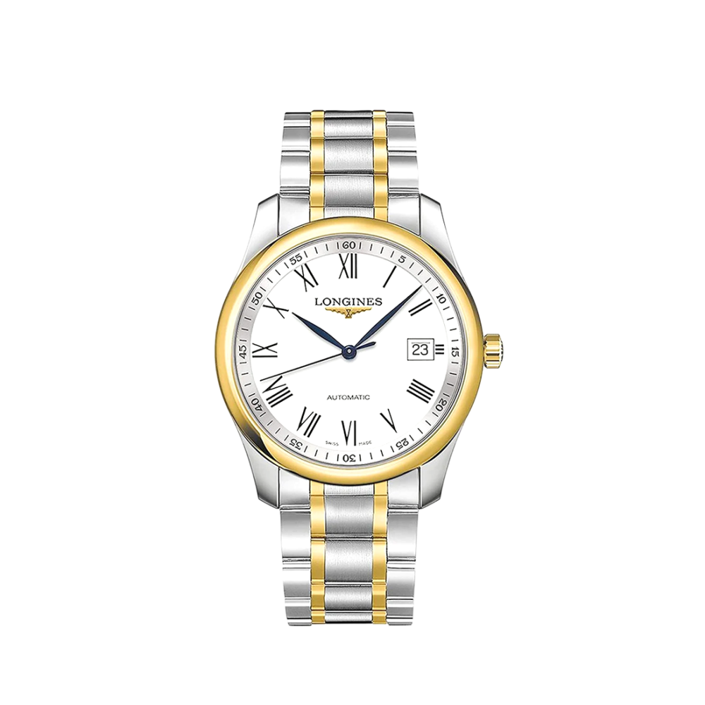 Longines Master Collection Automatic Two-Tone Stainless Steel White Dial Mens Watch L2.793.5.19.7-thumb-0