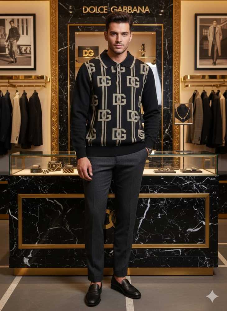 Dolce & Gabbana Black Authentic Quality Pullover-thumb-0