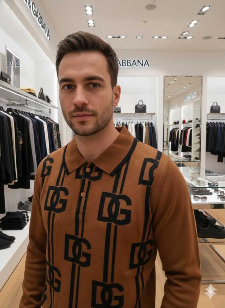 Dolce & Gabbana Brown Authentic Quality Pullover-thumb-1