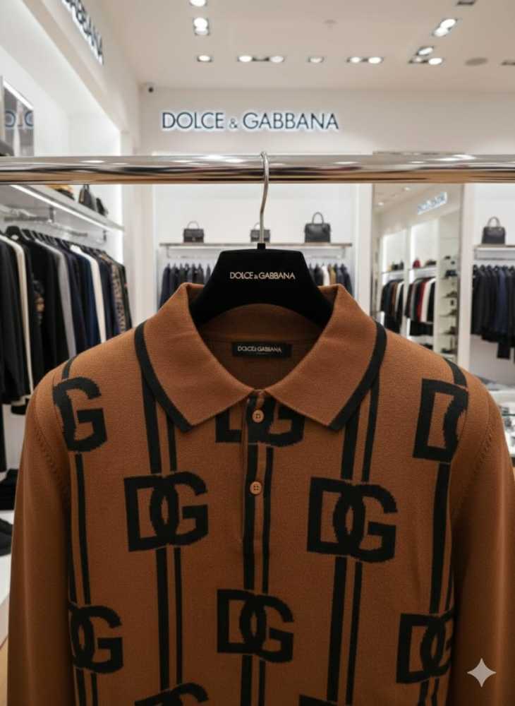 Dolce & Gabbana Brown Authentic Quality Pullover-thumb-3