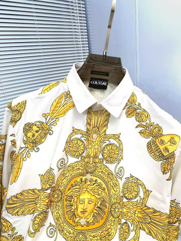 Versace White Premium Quality Cotton Shirt-3