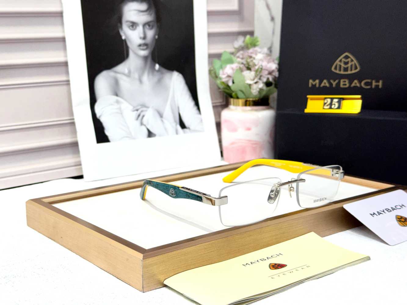 Maybach Blue Luxury Sunglasses-thumb-2