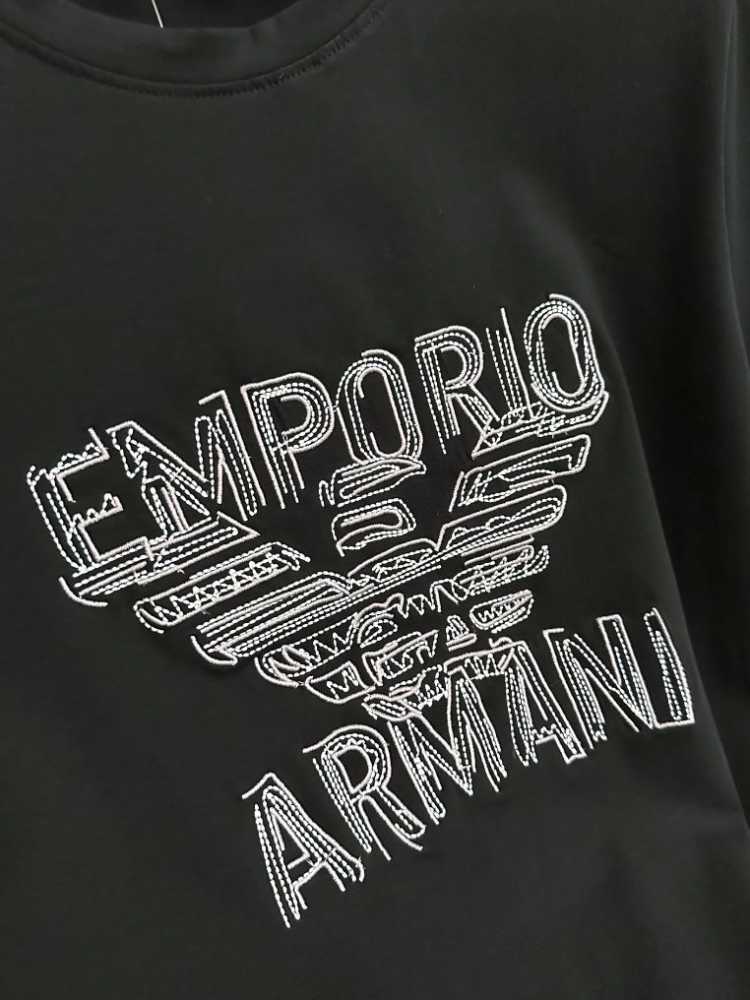 Emporio Armani Black Premium Quality Polo T-shirt-thumb-2