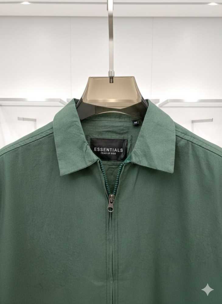 Essentials Green Premium Quality Shirt-thumb-3