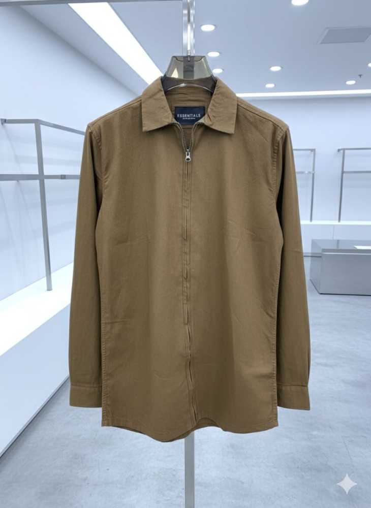 Essentials Brown Premium Quality Shirt-thumb-0