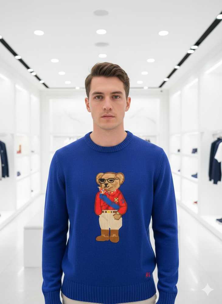 Ralph Lauren Blue Premium Quality Sweatshirt-thumb-1