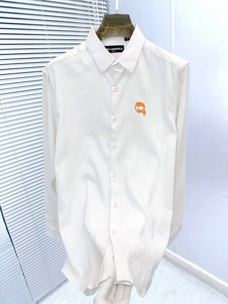 Karl Lagerfeld White Premium Quality Shirt-thumb-1