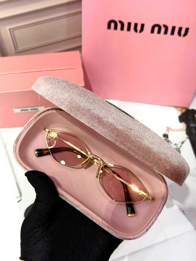Miu Miu Pink Premium Women's Sunglasses-thumb-1