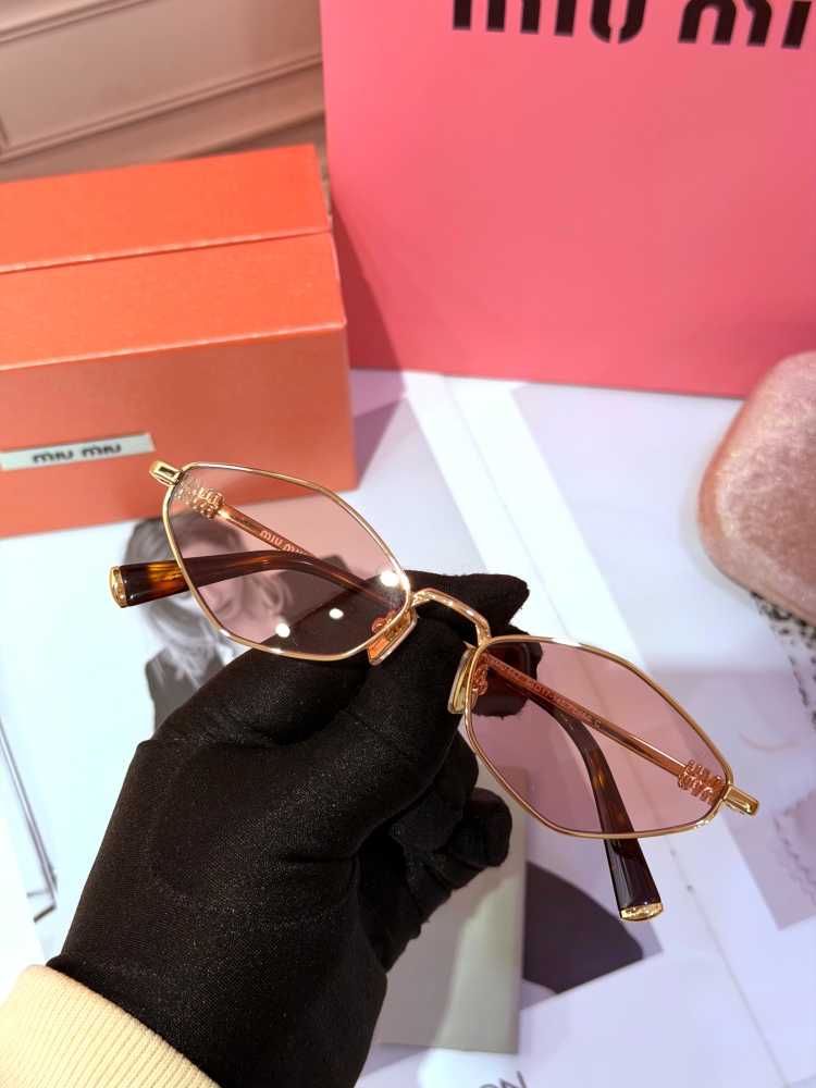 Miu Miu Pink Premium Women's Sunglasses-thumb-2