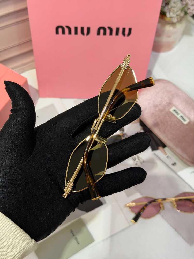 Miu Miu Brown Premium Women's Sunglasses-thumb-1