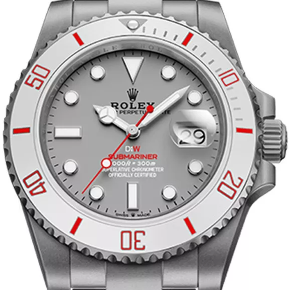 Rolex DiW Submariner Glacial Grey Dial Special Edition Watch 126610-thumb-1