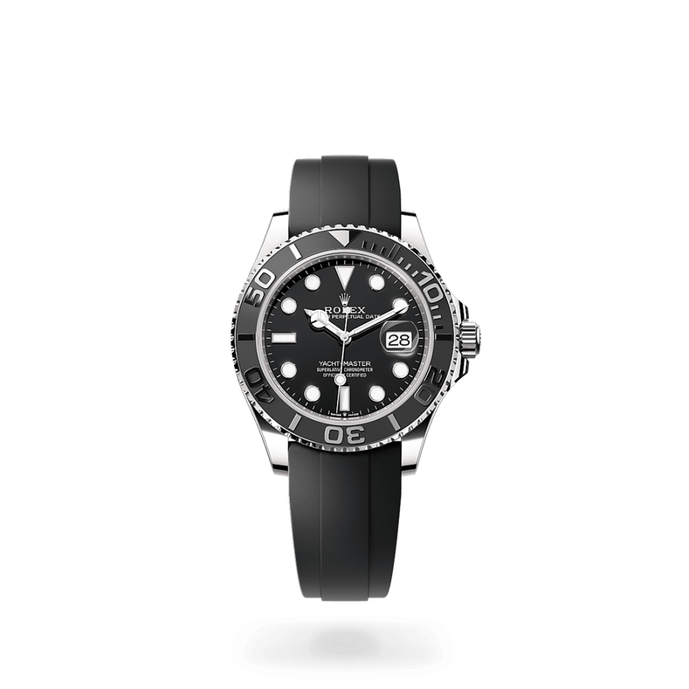 Rolex Yacht-Master Oyster, 18ct White Gold Black Dial Automatic Mens Watch M226659-0002