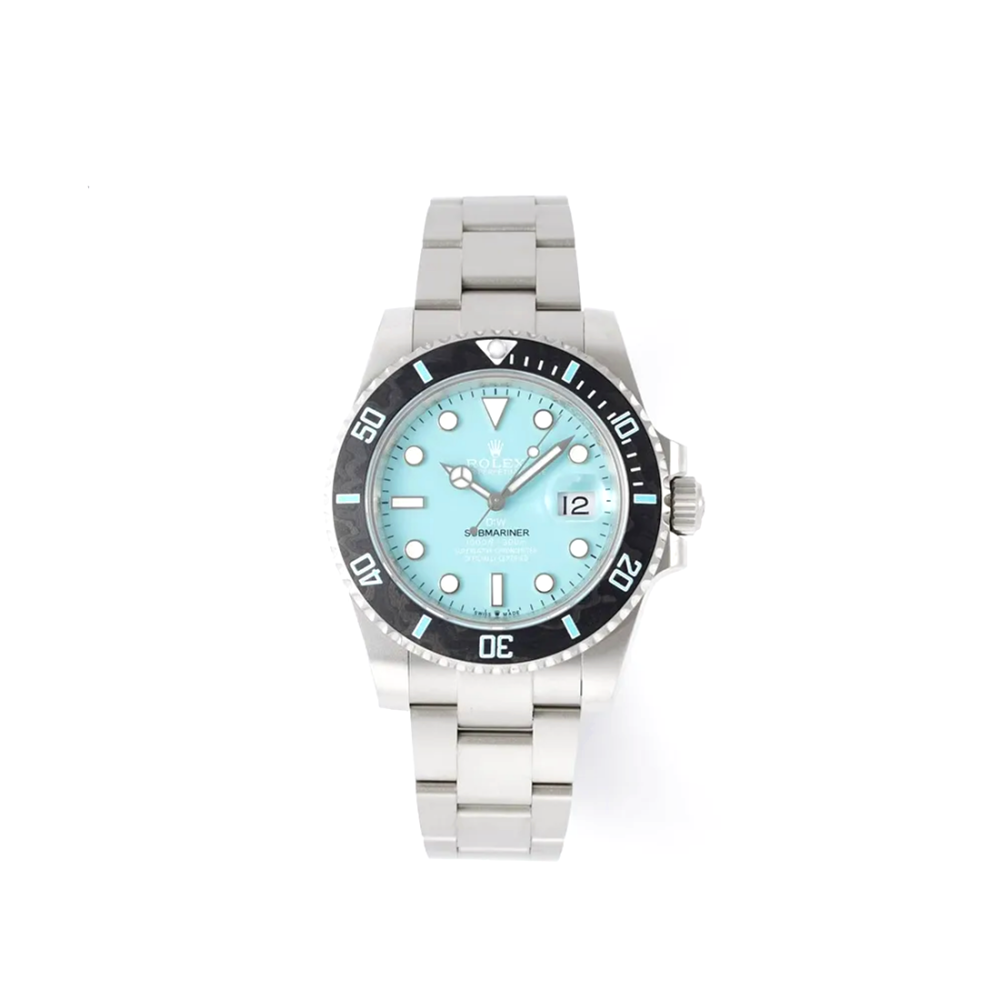 Rolex Oyster Perpetual 18ct White Gold Blue Dial Men's Watch 126619LB