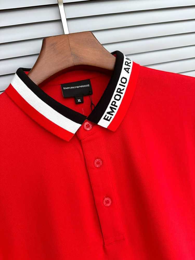 Emporio Armani Red Premium Quality Polo T-shirt-1