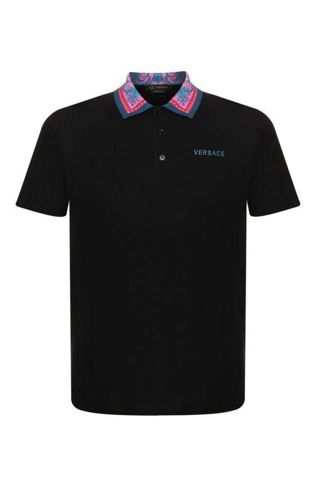 Versace Black Premium Quality Polo T-shirt-1
