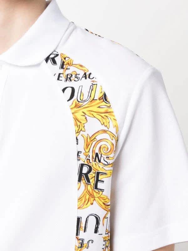 Versace White Premium Quality Polo T-shirt-1