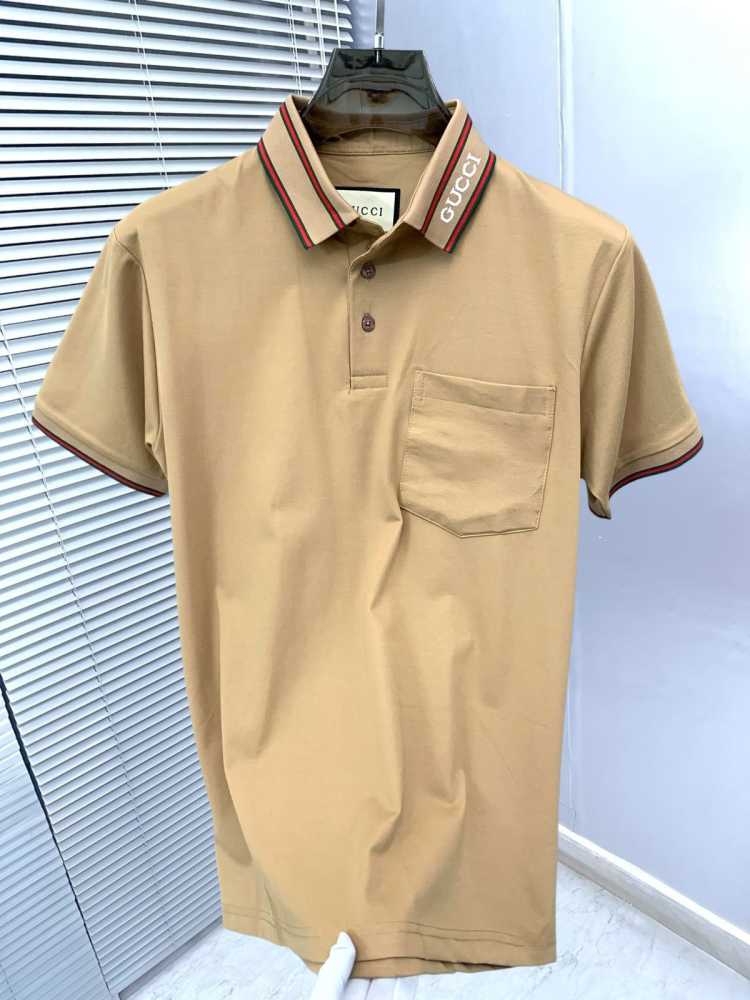 Gucci Beige Premium Quality Polo T-shirt-2