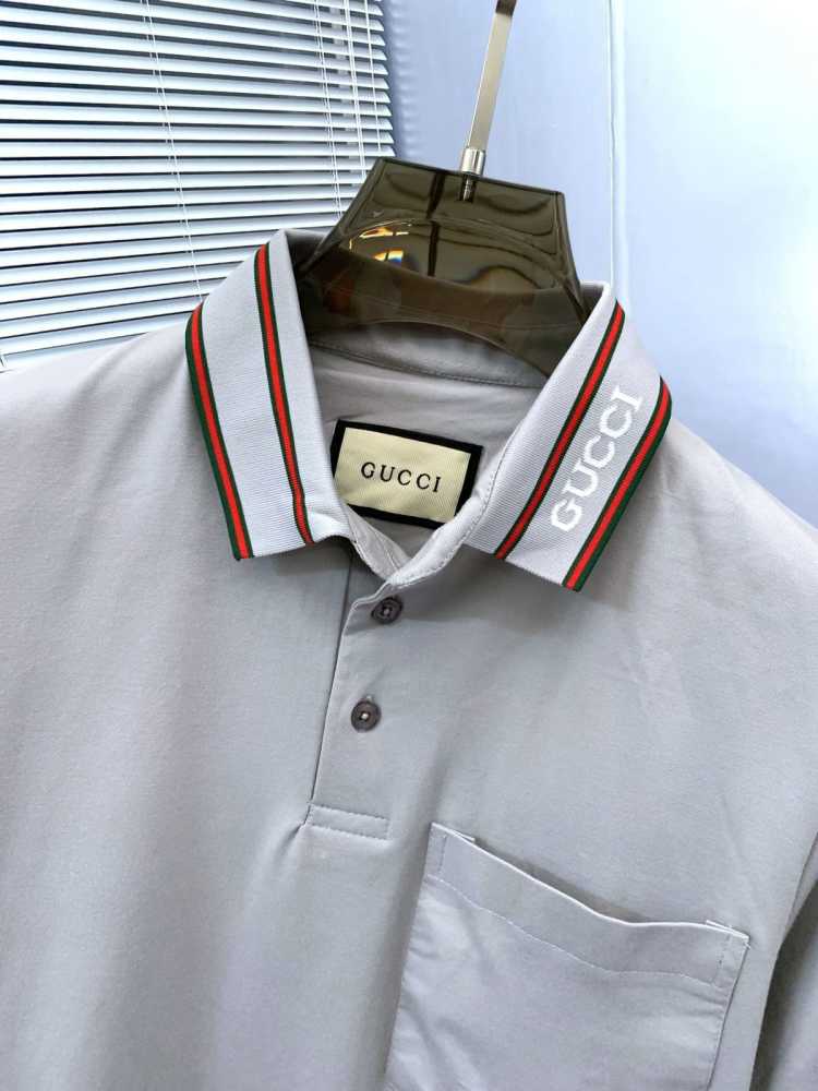 Gucci Sky blue Premium Quality Polo T-shirt-thumb-3