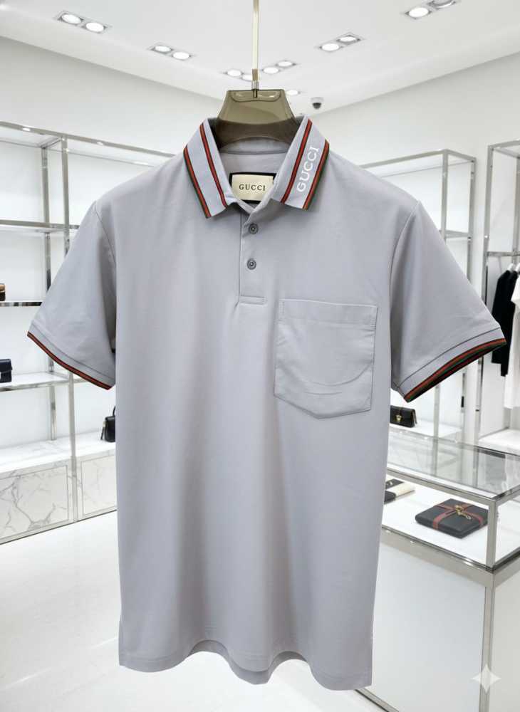 Gucci Sky blue Premium Quality Polo T-shirt-thumb-1