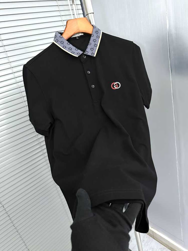 Gucci Black Premium Quality Polo T-shirt-1