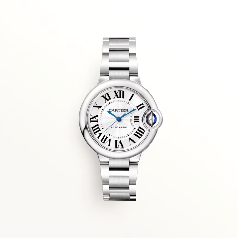 Cartier Ballon Bleu de Cartier Stainless Steel Silver Dial Watch WSBB0044