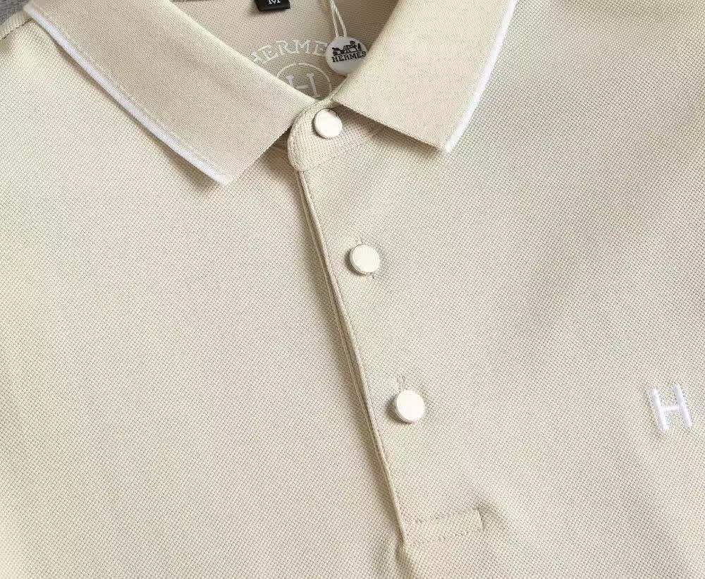 Hermes Beige Premium Quality T-shirt-thumb-2