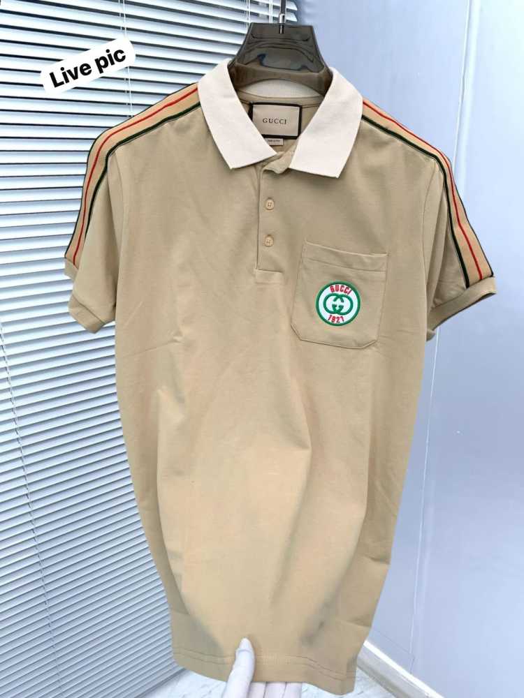 Gucci Brown Premium Quality Polo T-shirt-3