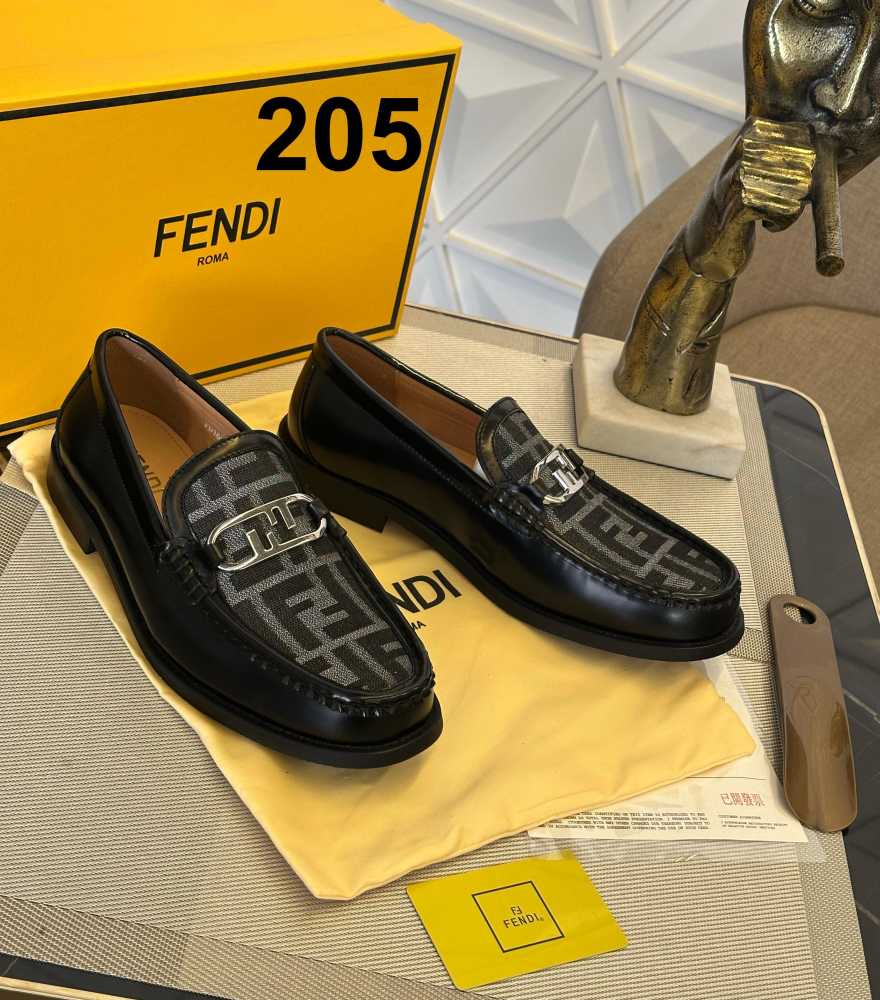 Fendi Black Premium Quality Loafers-3