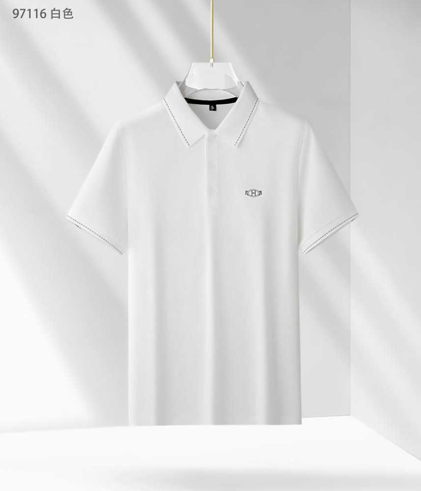 Hermes White Premium Quality T-shirt-thumb-0